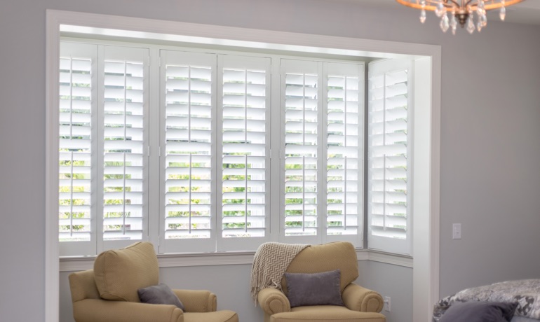 Classic shutters in Charlotte nook